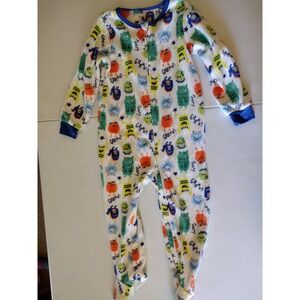 Absorba boys monsters fleece‎ footie pajamas size 4t